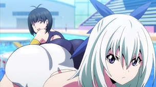 【秋アニメ】『競女!!!!!!!!』1話、女共がお尻やお胸でバトルする腹筋崩壊アニメはじまたwwwwww