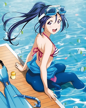 【画像】『ラブライブ！サンシャイン』実は1番エロい松浦果南ちゃんの圧倒的ボディーwwwwwwww