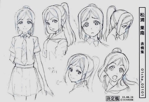 【画像】『ラブライブ！サンシャイン』オクで流れたキャラ設定画がシコいwwwwwww