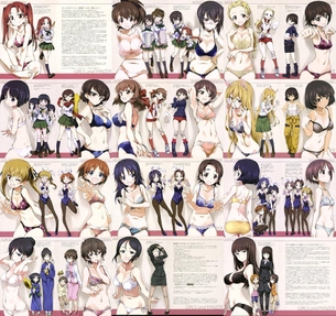 【画像あり】『ガールズ＆パンツァー』の主役陣じゃないキャラのエロ下着姿イラストの興奮度は異常wwwwww