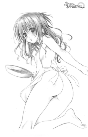 【画像】『ToLOVEる』最新刊の鉛筆描き下ろしエロすぎワロタwwwwwwwww