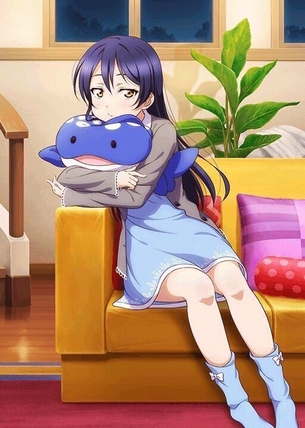 【画像あり】『ラブライブ！』新規SSR海未ちゃんの表情で萌えないヤツとかいるん？？？wwwwww