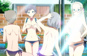 アニメ『セントールの悩み』8話で女の子たちが基本的におっぱいを丸出しで生活する姿！