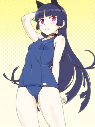 【2次】スクール水着を着た可愛い女の子の二次エロ画像【スク水】