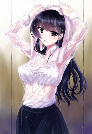 【二次・ZIP】まだまだ暑いので濡れ透け美少女の2次画像