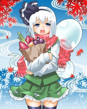 【8月31日は野菜の日】東方キャラと野菜の画像 50枚