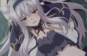 アニメ『ロクでなし魔術講師と禁忌教典』2話で女の子が男に襲われて服を破られるシーン