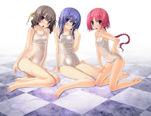 【二次元 25枚】 スクール水着の女の子のエロ画像まとめ！ その5