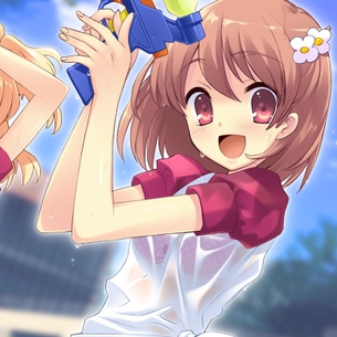 性的な目で見ざるを得ない、二次元ブルマ美少女画像。