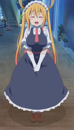 【画像】『小林さんちのメイドラゴン』のトールちゃん可愛いすぎワロタwwwww