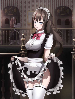 【二次エロ】スカートをめぐりあげてる二次元羞恥エロ画像くだしあ part7