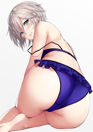 バックからぶち込んだり触ったり叩いたりしたい見事なケツ お尻