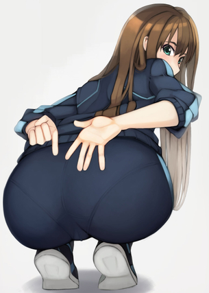 【二次】ムチムチ着衣尻のエロ画像