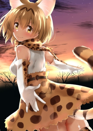 【画像】『けものフレンズ』サーバルちゃんの可愛いすぎる画像集wwwwwww