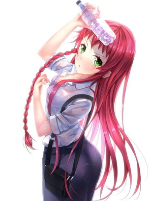 濡れ透けの二次エロ画像で！