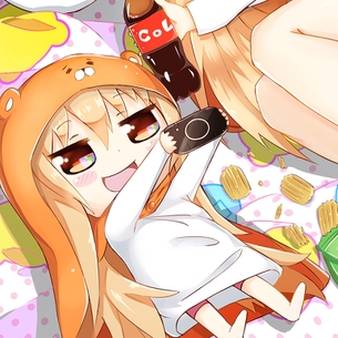 干物妹！うまるちゃんのエロ画像。こんなかわいいペットがほしかった！