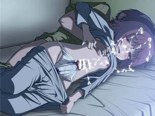 【二次エロ】パジャマ姿のままエッチなことをしているエロ画像