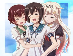 三水戦トリオ（吹雪×睦月×夕立）の画像 50枚