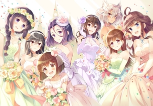 【ジューン・ブライド】艦娘のウエディングドレス画像 50枚