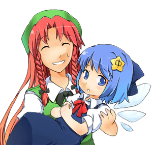 【9月9日はチルノの日】めーちる（美鈴×チルノ）の画像 50枚