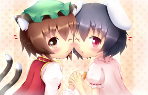 ちぇんてゐ（橙×てゐ）の画像 50枚