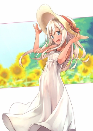 【8月10日は帽子の日】艦娘と麦わら帽子の画像 50枚