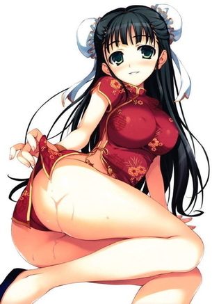 【二次】スリットがエロいチャイナドレスのエロ画像貼ってく