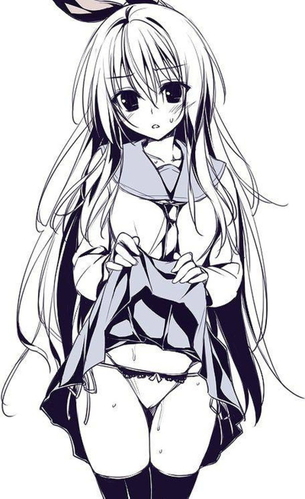 【二次】制服を着た女の子のパンモロ画像はってくよ！！