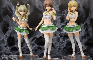 『ガールズ＆パンツァー』アンチョビ、ダージリン、まほのエロいレースクイーン姿のフィギュア