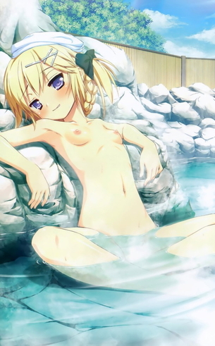 【二次】お風呂や温泉に入っている可愛い女の子の萌えエロ画像【100枚】