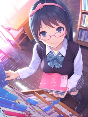 【二次】黒髪のメガネっ娘と付き合いたいからいい子紹介してくれよ【画像】