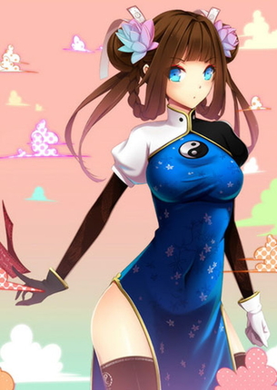 一番可愛いチャイナドレスの画像を貼った奴がスリットに手を差し込めるスレ
