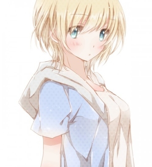 お人形みたいな可愛すぎる金髪美少女のイラストが見たいんです！
