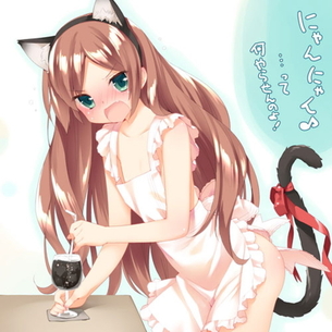 【二次】恥じらいながらも裸エプロン姿になってくれる娘って最高だよな