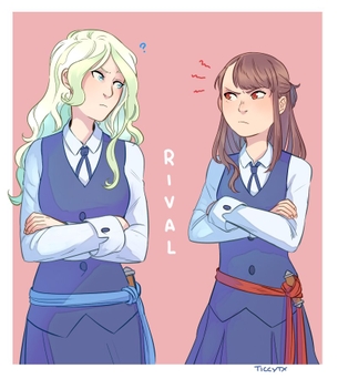 リトルウィッチアカデミアのエロ画像。かわいい魔女っこがいちゃいちゃイチャイチャ vol.2