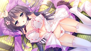 脱ぎかけの虹エロ画像