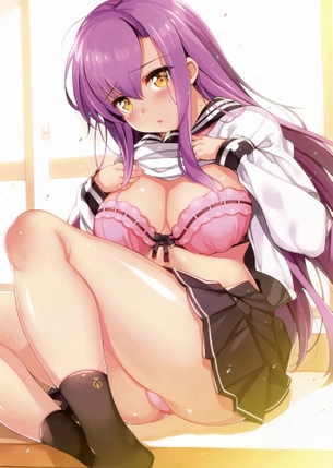 【二次・ZIP】ヒラヒラフリルの水着や下着の美少女画像