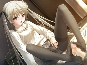 【二次エロ画像】足蹴にされてんのに気持ちいいワケ？見下されてもイイ美少女の足コキwww