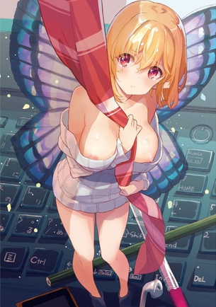 おっぱいをぷるるんっと露出させてるエロ画像