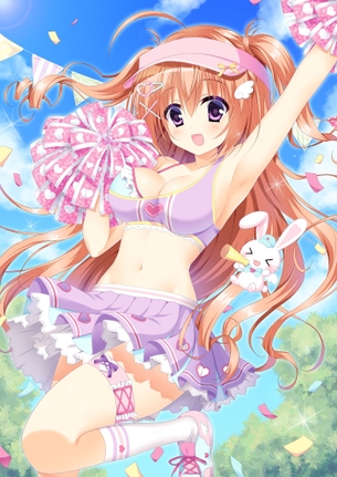 【二次・ZIP】太ももエロアイテムのガーターリング娘の画像