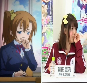 『ラブライブ！』えみつんと穂乃果ちゃんのシンクロするシーン画像が萌えてブヒ汁大噴射の巻！！！！