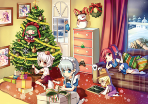 東方キャラとクリスマスツリーの画像 50枚