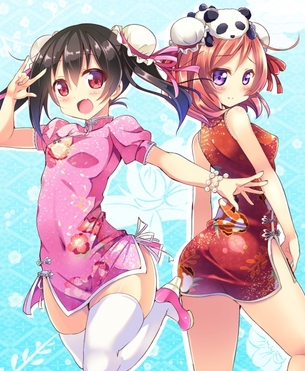 チャイナドレスの二次エロ画像で！