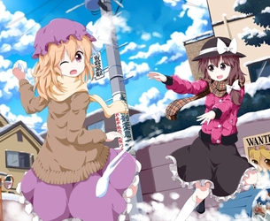 東方キャラが雪遊びをしている画像 50枚