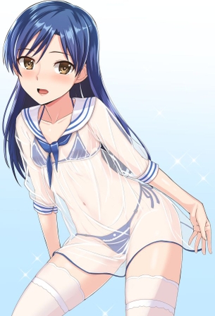 【二次・ZIP】羞恥衣装のマイクロビキニ娘の虹画像