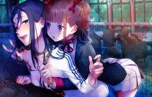 『追放選挙』女の子たちのエロいお尻や太もも、百合ってるエロいイベントCGなど