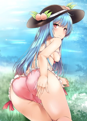 【二次・ZIP】片乳首見せてる虹美少女のエロ画像