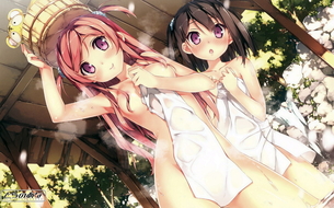 【二次】バスタオル一枚で無防備な美少女画像