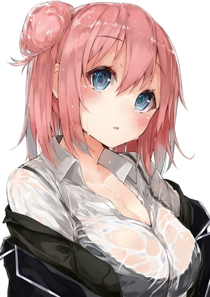 【二次】水に濡れて下着や肌が透けてる画像がエロすぎると話題に