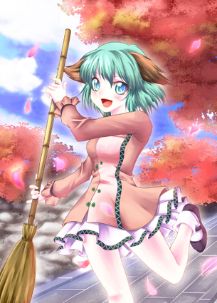 【8月4日は響子の日】幽谷響子と竹箒の画像 50枚